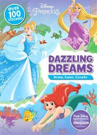 Disney Princess Dazzling Dreams: Draw, Color, Create