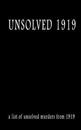 Unsolved 1919