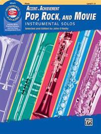 Aoa Pop, Rock, and Movie Instrumental Solos: Flute, Book & CD