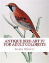Antique Bird Art IV - For Adult Colorists