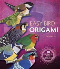 Easy Bird Origami: 30 Pre-Printed Bird Models