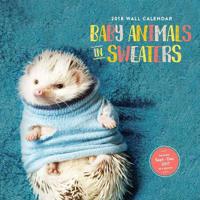 Baby Animals in Sweaters 2018 Calendar