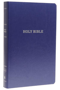 KJV, Gift and Award Bible, Imitation Leather, Blue, Red Letter Edition