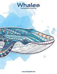 Whales Coloring Book for Grown-Ups 1