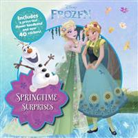 Disney Frozen Springtime Surprises: Includes a Press-Out Flower Garland and Over 40 Stickers!