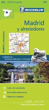 Alrededores de Madrid Michelin Zoom Map 121