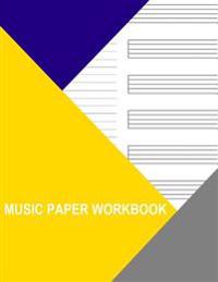 Music Paper Workbook: Music Paper Annotations Left