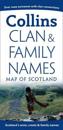 CLAN AND FAMILY NAMES MAP OF SCOTLAND