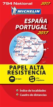 Espana & Portugal 2017 - High Resistance National Map 794
