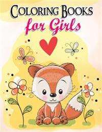 Gorgeous Coloring Book for Girls: The Really Best Relaxing Colouring Book for Girls 2017 (Cute, Animal, Dog, Cat, Elephant, Rabbit, Owls, Bears, Kids