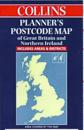 Collins Planners' Postcode Map of Great Britain and Northern Ireland