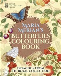 Maria merians butterflies colouring book