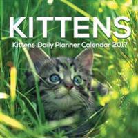 Kittens Daily Planner Calendar 2017