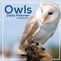 Owls Daily Planner Calendar 2017