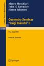 Geometry Seminar &quote;Luigi Bianchi&quote; II - 1984