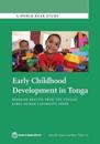 Early Childhood Development in Tonga