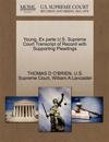 Young, Ex parte U.S. Supreme Court Transcript of Record with Supporting Pleadings