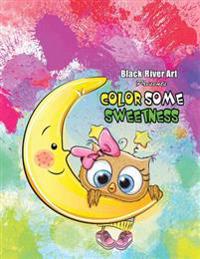 Color Some Sweetness Grayscale Coloring Book
