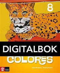 Colores 8 Textbok Interaktiv, andra upplagan