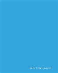 Bullet Grid Journal: Light Blue, 150 Dot Grid Pages, 8x10, Professionally Designed