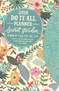 Secret Garden Do It All 17-Month 2018 Planner