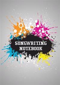 Songwriting Notebook: Lined/Ruled Manuscript Paper and Staff 7x10 - 104 Blank Music Paper with Lyric Line and Staff (Songwriter Journal) Vol
