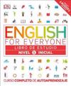 English for Everyone: Nivel 1: Inicial, Libro de Estudio
