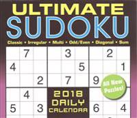 Ultimate Sudoku 2018 Daily Calendar: Classic, Irregular, Multi, Odd/Even, Diagonal, Sum