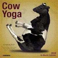 Cow Yoga 2018 Mini Wall Calendar