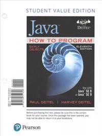 Java How to Program, Early Objects, Student Value Edition [With Access Code]