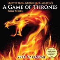 Quotes from George R.R. Martin's a Game of Thrones Book Series 2018 Day-To-Day C