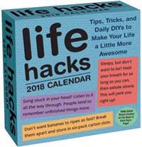 Life Hacks 2018 Day-To-Day Calendar