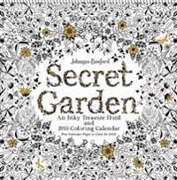 Secret Garden 2018 Wall Calendar: An Inky Treasure Hunt and 2018 Coloring Calendar