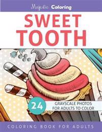 Sweet Tooth: Grayscale Coloring Book for Adults