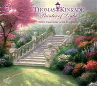 Thomas Kinkade Painter of Light with Scripture 2018 Deluxe Wall Calendar