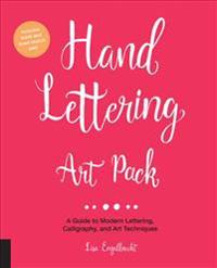 Hand Lettering Art Pack: A Guide to Modern Lettering, Calligraphy, and Art Techniques-Includes Book and Lined Sketch Pad