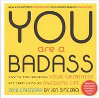 You Are a Badass 2018 Day-To-Day Calendar