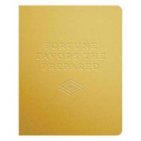 Fortune Favors the Prepared Gold Deluxe 13 Month Undated Planner