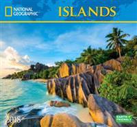 National Geographic Islands 2018 Wall Calendar