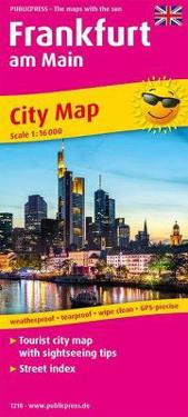 Frankfurt (Main) City Map (engl) . 1:16000