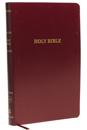 KJV Holy Bible: Thinline with Cross References, Burgundy Leather-Look, Red Letter, Comfort Print: King James Version