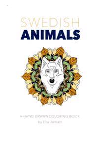 Swedish animals : a hand drawn coloring book