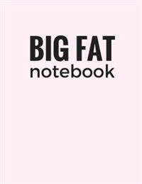 Big Fat Notebook (600 Pages): Lavender Blush, Extra Large Ruled Blank Notebook, Journal, Diary (8.5 X 11 Inches)