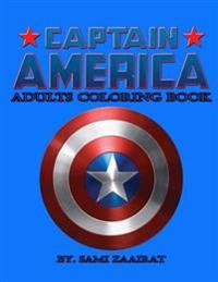 Captain America: Adults Coloring Book