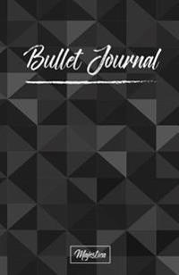 Bullet Journal: 2017 Journal Notebook, Dot Grid Journal, 122 Pages 5.5x8.5 Geometric Black