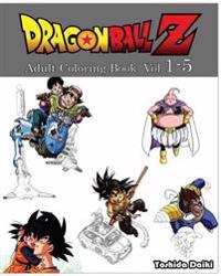 Dragon Ball Z: Adult Coloring Book Vol.1-5: Sketch Coloring Book