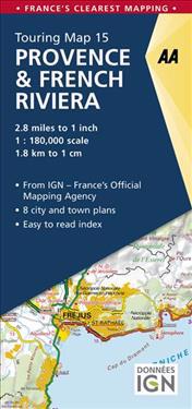 Aa Provence & French Riviera Touring Map