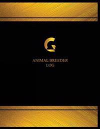 Animal Breeder Log (Log Book, Journal - 125 Pgs, 8.5 X 11 Inches): Animal Breeder Logbook (Black Cover, X-Large)