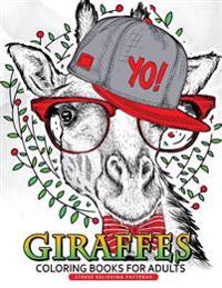 Giraffe Coloring Books for Adults: Relaxing Coloring Book for Grownups