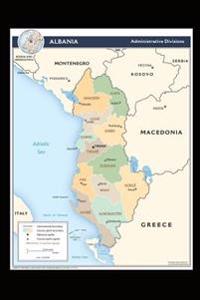 Map of Albania Journal: 150 Page Lined Notebook/Diary
